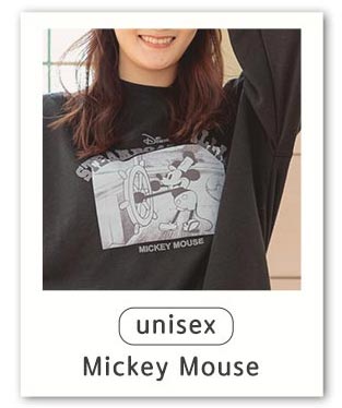 ユニセックス　ミッキーマウス