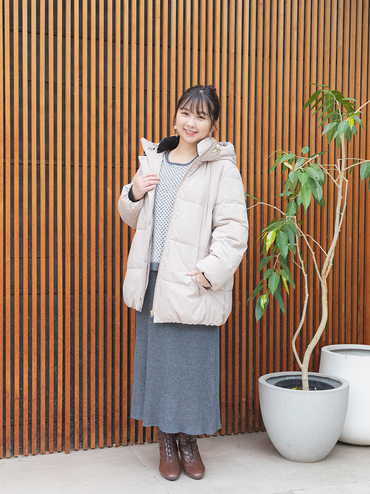アウター、冬、ぽっちゃり、大きいサイズ、コート