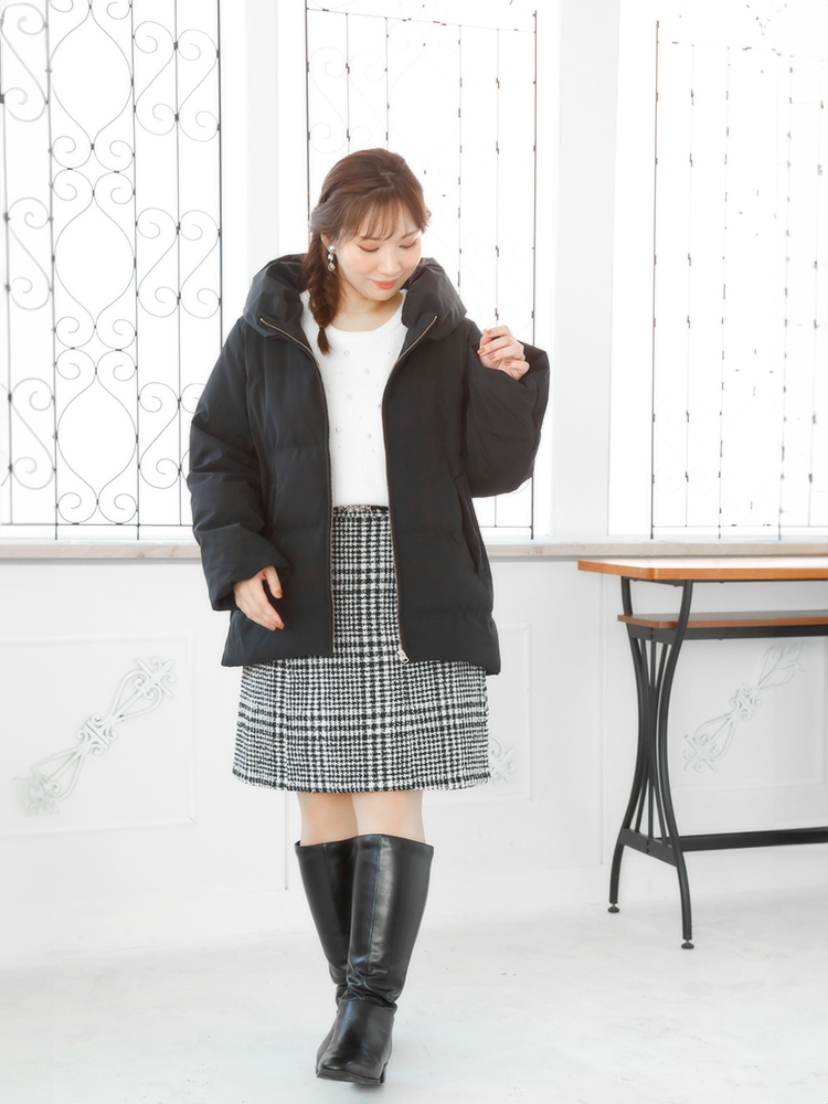アウター、冬、ぽっちゃり、大きいサイズ、コート