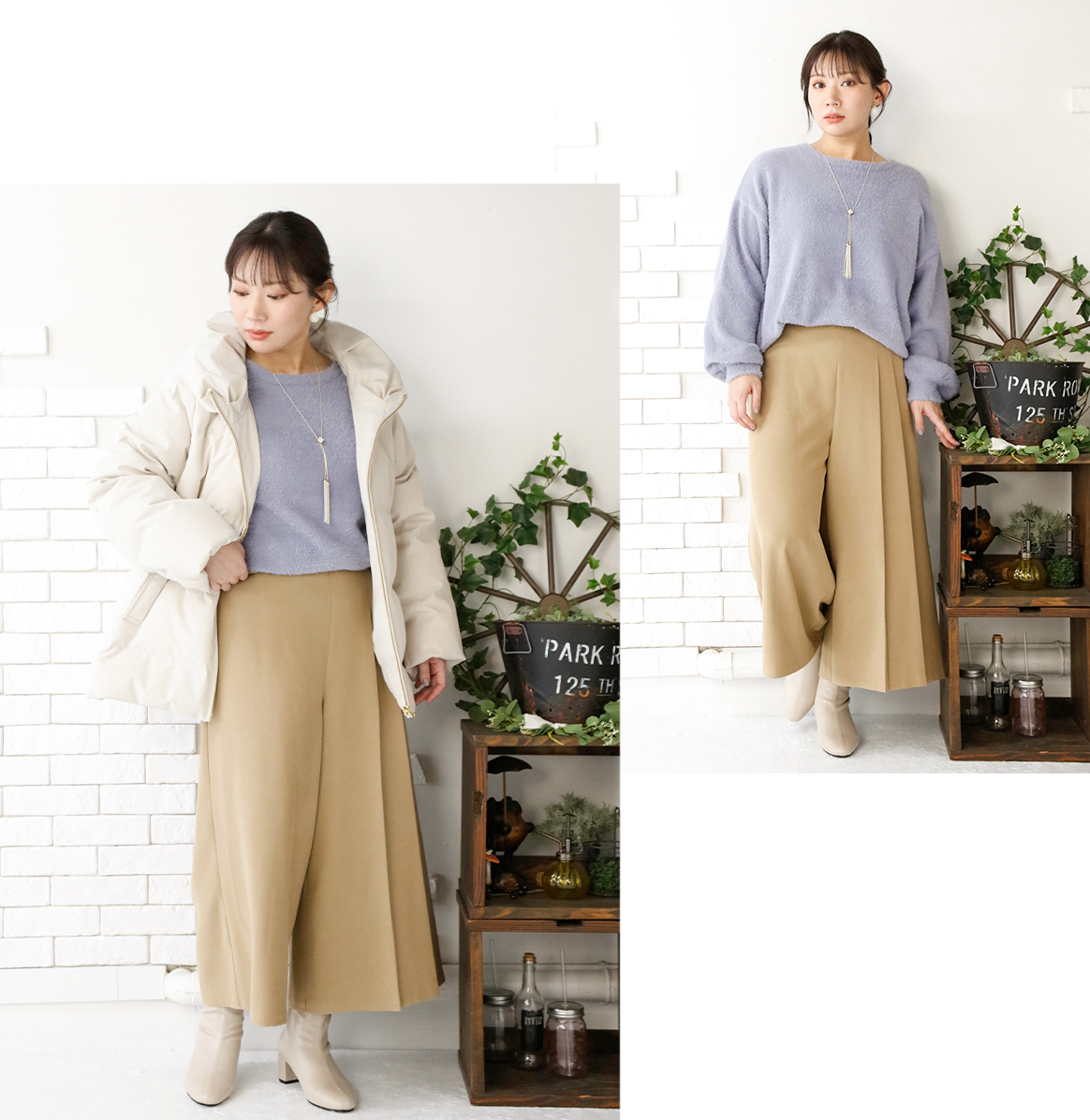 冬、ぽっちゃり、大きいサイズ