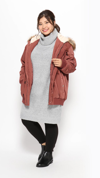 新品☆Re-J リジェイ☆ファー付ダッフルコート☆4L Re-J Trend Style | 【公式】プチプラ、10代・20代、ぽっちゃり