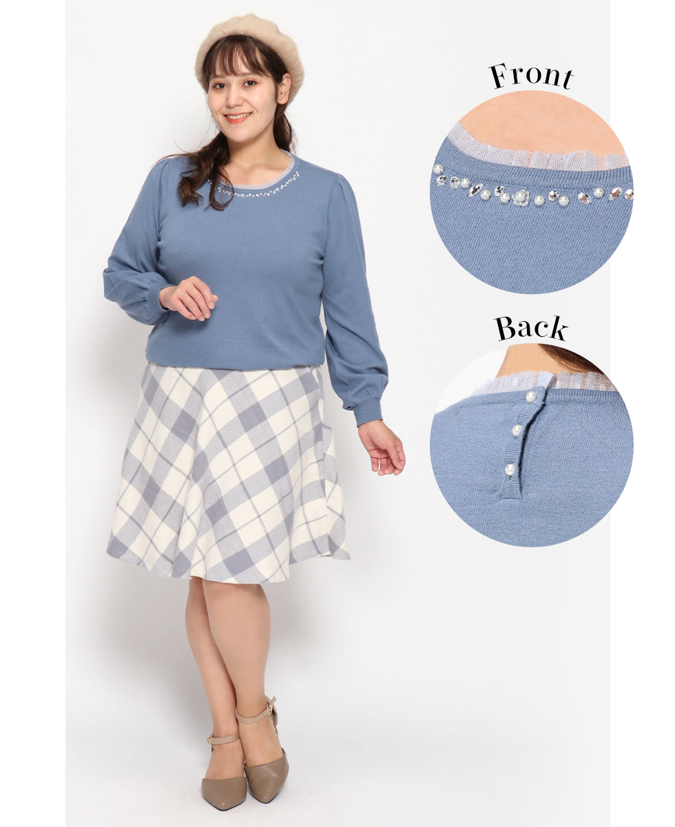 大きいサイズのふんわり愛されニット｜【公式】大きいサイズ