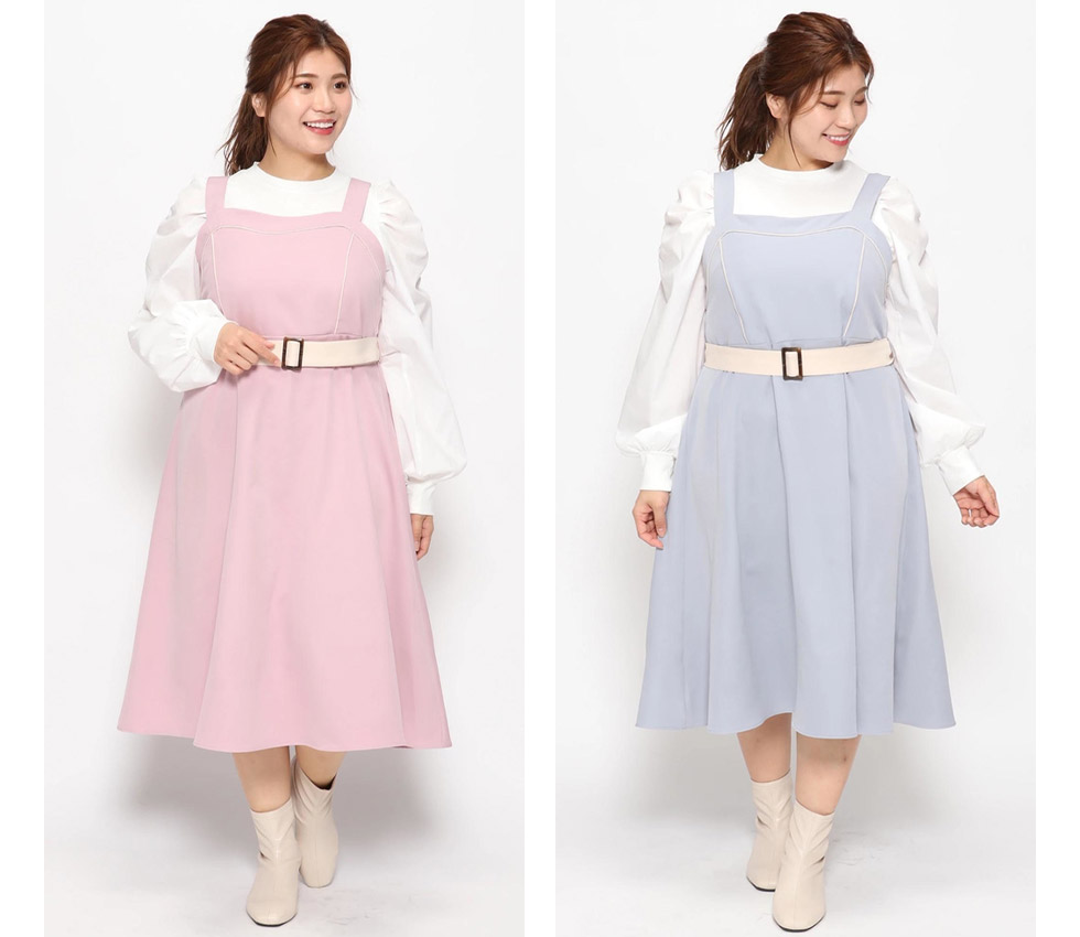 THE RERACS ザ リラクス 22SS THE APRON DRESS エプロンドレス